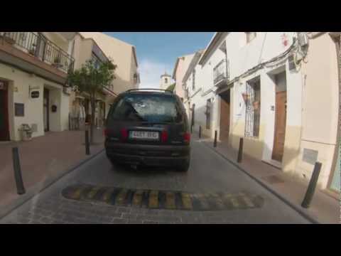 Alfaz Del Pi. The old main road.