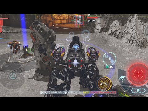 Raijin & Blitz try new weapons in Champ league | War Robots gameplay