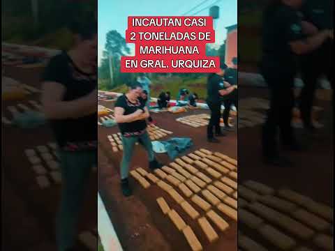 Golpe al narcotráfico en Urquiza