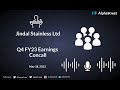 Jindal Stainless Ltd Q4 FY23 Earnings Concall