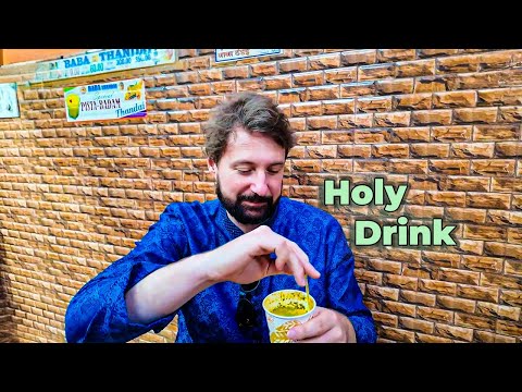Trying India's "Holy Drink" Bhang Lassi 🇮🇳