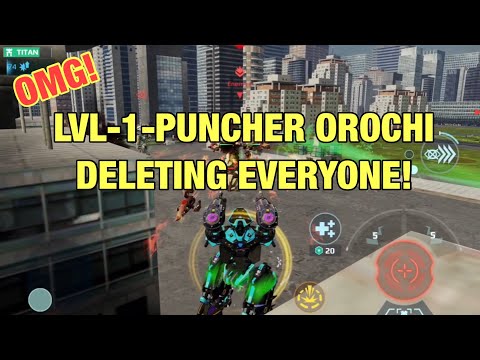 OMG! Level-1-Puncher Orochi Deleting Everyone! | War Robots FFA Gameplay