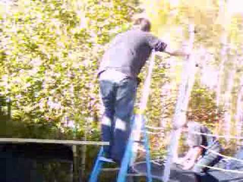 Andre Proulx going threw two tables