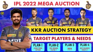 KKR Auction Strategy 2022 Mega Auction | KKR Target Players 2022 Mega Auction | KKR Squad 2022 New