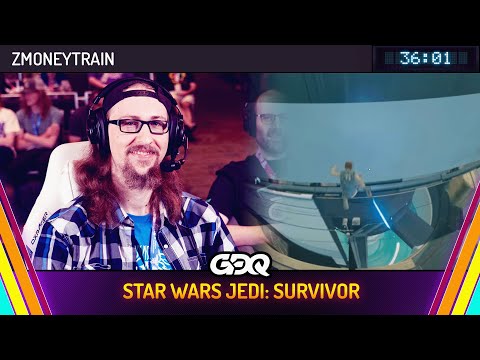 Star Wars Jedi: Survivor by zmoneytrain in 36:01 - Summer Games Done Quick 2025