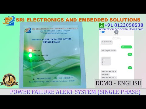 Power Failure SMS Alert System (Single Phase)