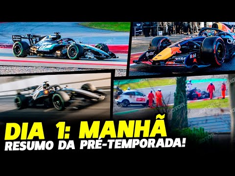 🚨DIA 1 MANHÃ: RED BULL NA FRENTE, MERCEDES FORTE E BORTOLETO COM PROBLEMA | FÓRMULA 1 | GP EM CASA