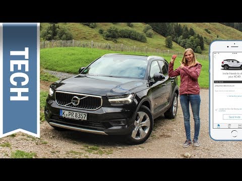 Volvo XC40: Red Key?! Carsharing und Öffnen per Smartphone im Test - OnCall App