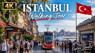 Istanbul Walking Tour 🇹🇷 | Gülhane Park to Eminönü – Historic Streets & City Sou