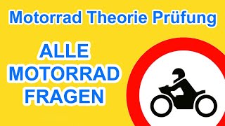 Alle Motorrad Theorieprüfung Fragen 2026 für den Führerschein Klasse A