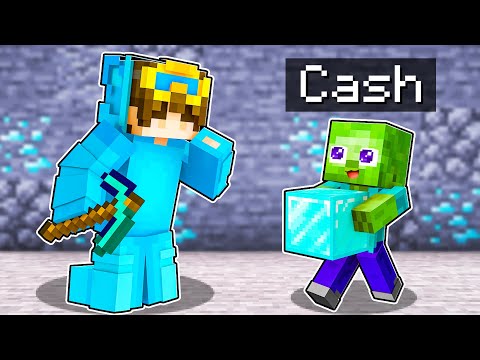 Playing Minecraft as a HELPFUL Zombie!