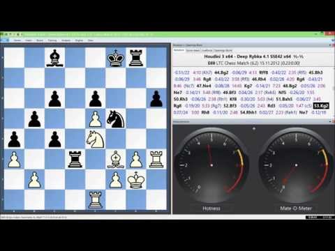 Houdini 3 x64 vs Deep Rybka 4.1 x64, LTC Chess Match Game 22 of 96
