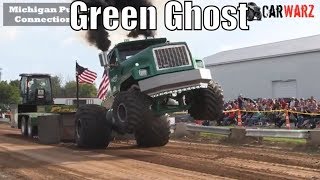 Green Ghost Semi Truck Exhibition Class From WMP At Kent City MI 2018