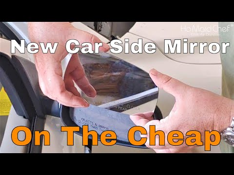 Install Stick-On Car Side Mirror Glass Replacement And 3 Week Review