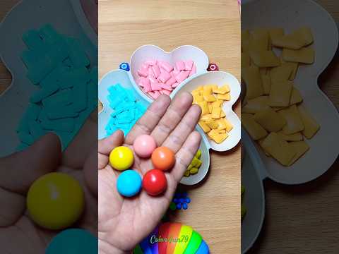 Cute Color Gummy Ball Sorting 🍬💙🩵💛💖🥹 #shortsviral #play #gummy #viralvideo