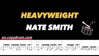 NATE SMITH-HEAVYWEIGHT | Drum Sheet Music