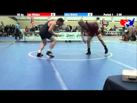 Lee Wildes vs. John Bolich at 2013 ASICS University Nationals - FS