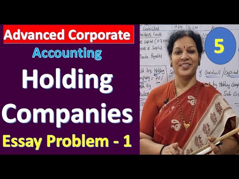 1 Holding Companies Introduction from Advanced Corporate Accounting Subject