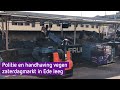 Politie en handhaving vegen zaterdagmarkt in Ede leeg