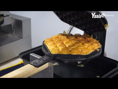 Bubble Waffle Maker | Yasir Electronics X Popin's Creme | Commercial Waffle Maker