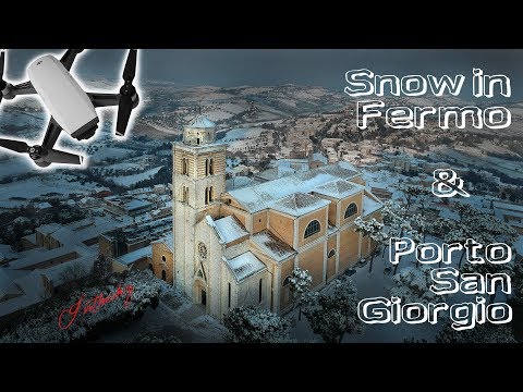 Snow in Fermo & Porto San Giorgio