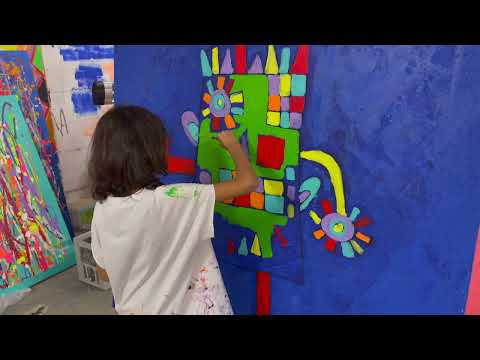 Mikail Akar / Making of NAMI / Painting in the Studio