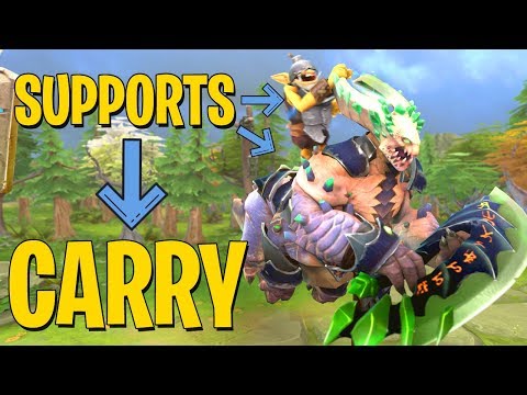 When the Supports Carry - Techies DotA 2