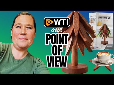 Walnut Wooden Trivets for Hot Dishes & Pans - Tree Coasters Hot Pads - 4 Trivets + 1 Stand - WTI product video review