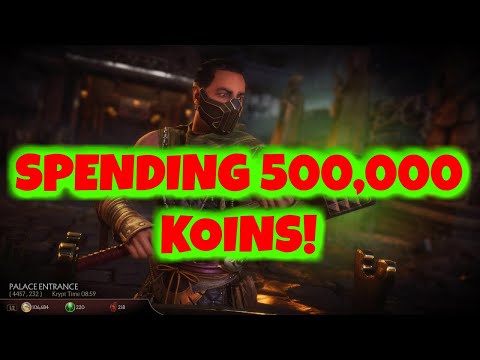 Mortal Kombat 11 Spending 500,000 Koins in the Krypt!