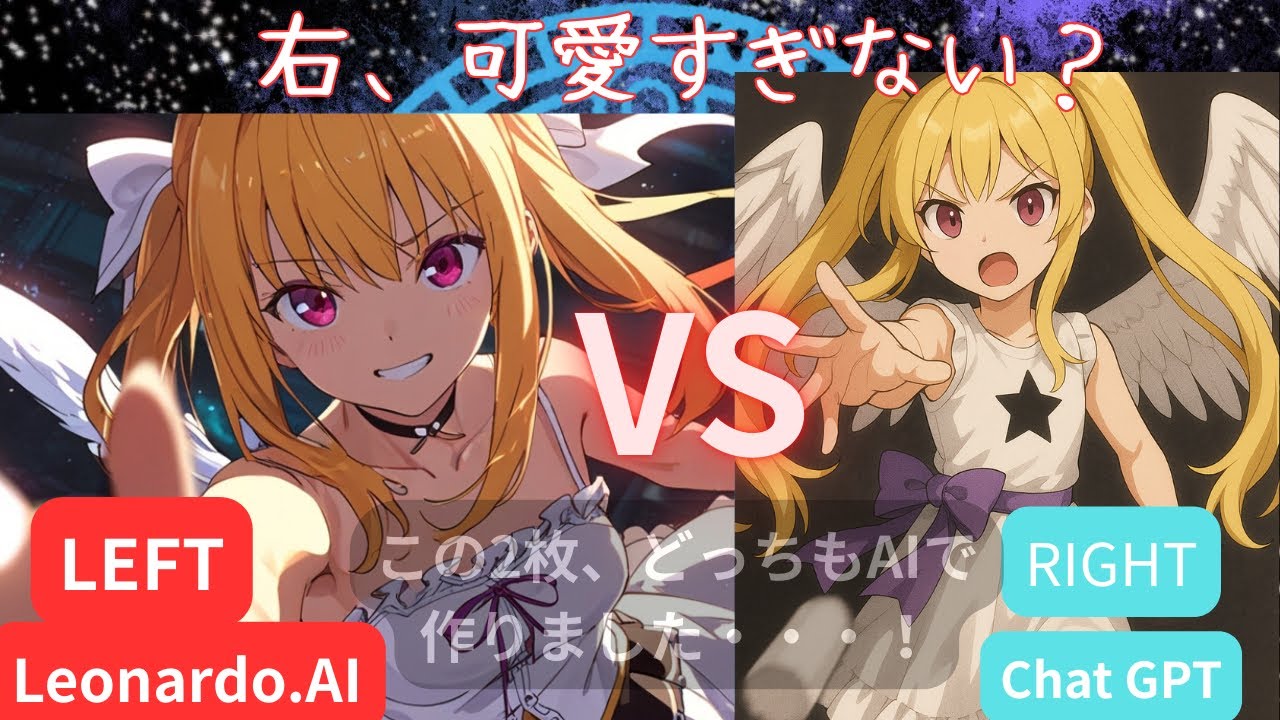 同じAIキャラなのに別人級…「性格」を変えると表情がこう変わる