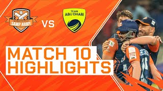 2023 Abu Dhabi T10 Match 10 Highlights: Morrisvill
