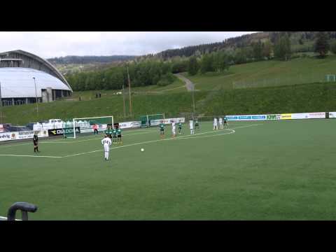 Amazing freekick goal by Vetle Skjærvik against Roterud