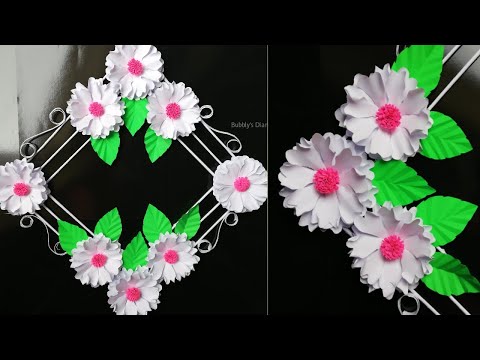White Paper Craft Ideas (2022) | Easy & Beautiful Wall Hanging | Room Decor Video