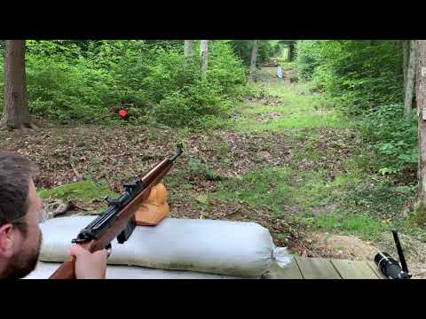 WWII German G43 rifle at 300 yards