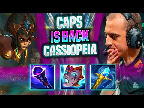 CAPS BRINGS BACK CASSIOPEIA! - G2 Caps Plays Cassiopeia Mid vs Corki! | Season 2022