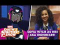 Sofia Wylie on Becoming Ironheart in Marvel Rising: Heart of Iron | Earth’s Mightiest Show Bonus