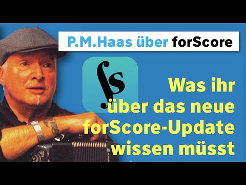 Peter M. Haas: Why the new update to the "forScore" software makes me really happy