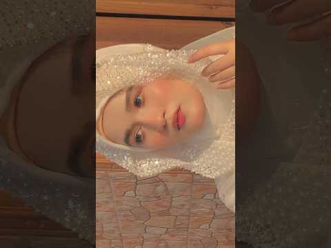 🦢🤍 | #youtubeshorts #makeup #softglamlook #hijabinspiration #shorts #stylingshorts