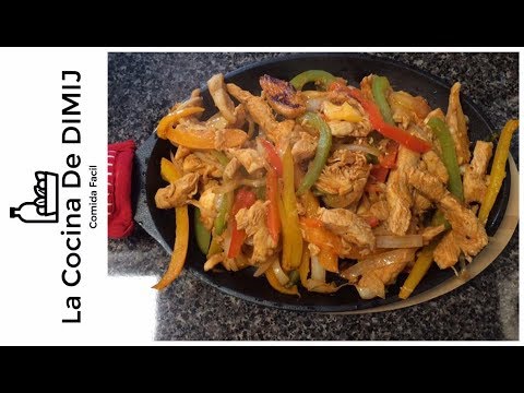 Cómo Hacer Fajitas De Pollo Mexicanas Paso a Paso