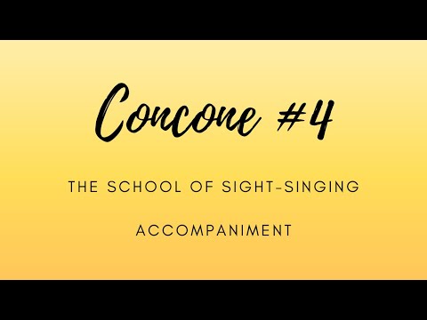 Concone 4 Piano Performance Video