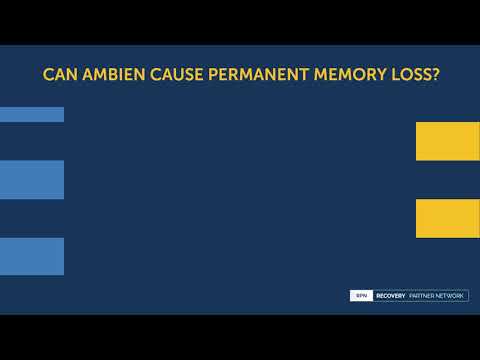 Can Ambien cause permanent memory loss?
