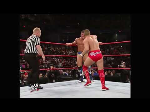 TAG TITLE 3 WAY La Resistance vs Tajiri & Rhyno vs Eugene & William Regal 2005 part 2