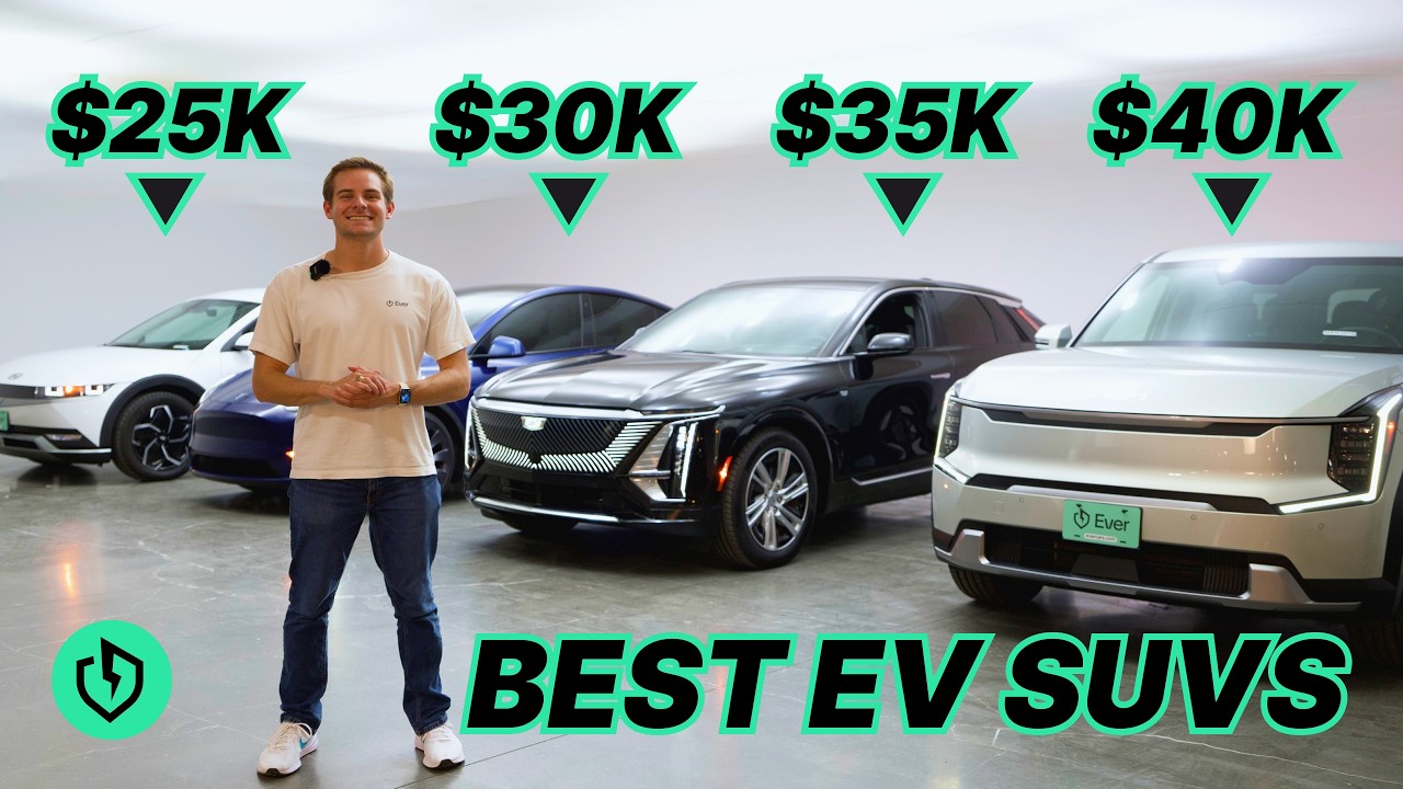 Used Hyundai Ioniq 5, Tesla Model Y, Cadillac LYRIQ and Kia EV9 electric SUVs