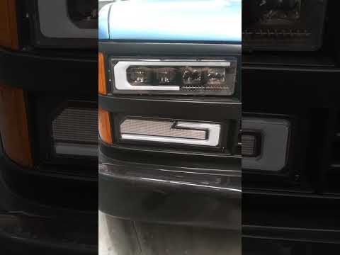 MOVOTOR LED Headlight and marker description in a chevy OBS