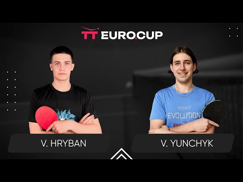 18:00 Vadym Hryban - Valentyn Yunchyk  20.10.2023 TT Euro.Cup Ukraine  Star. TABLE 4