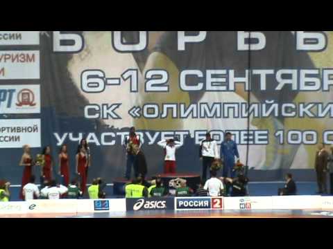 Medal ceremony 84 kg., World championship, Moscow 2010., Nenad Zugaj
