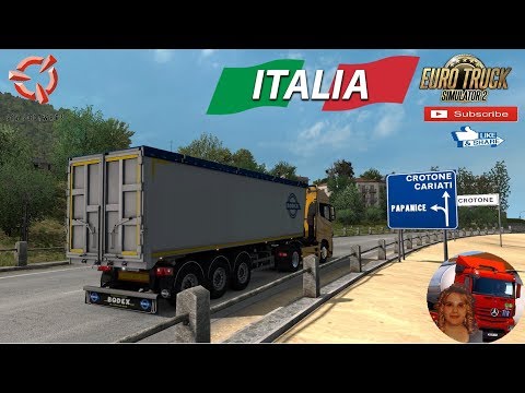 Euro Truck Simulator 2 (1.36) Mediterranean Map v0.1 1.36 First Look Road to Crotone + DLC's & Mods