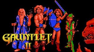 Gauntlet II - NES - 10 Minute Gameplay - Dungeon Crawler (NES)