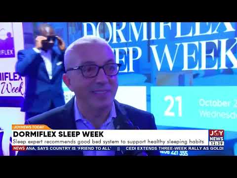Dormiflex Sleep Week: Sleep expert recommends good bed system to support healthy sleeping habits