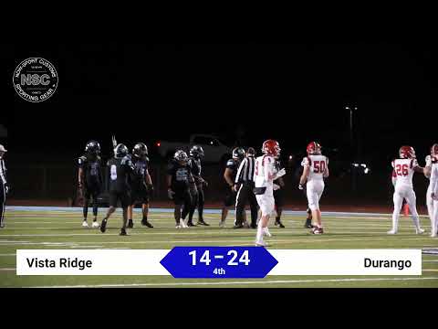 Vista Ridge vs Durango (Varsity Football)